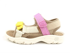Bisgaard yellow/pink sandal Nico
